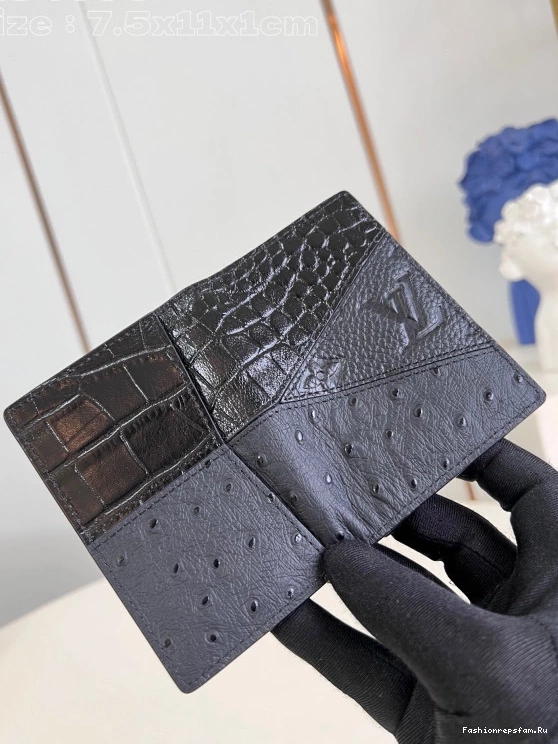 FS CHEAP VUITTON LOUIS cm Organizer-7.5*11.1*1 Pocket 0714